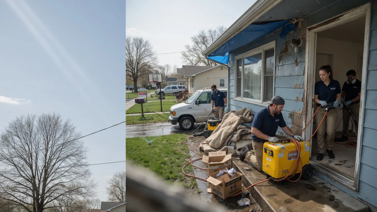Basement Flood Cleanup in Ingalls, KS near me
